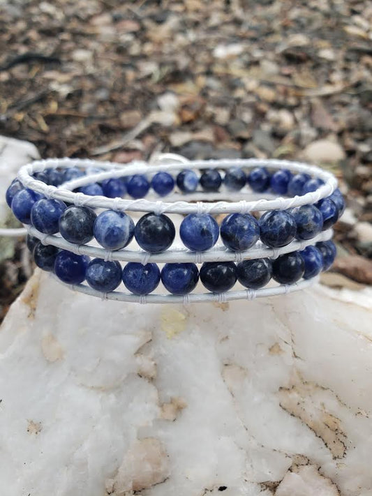 Arizona Sky Bracelet (Sodalite)| BwithNature Designs