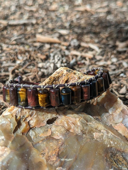 Dark Skies Bracelet (cylinder) | BwithNature Designs