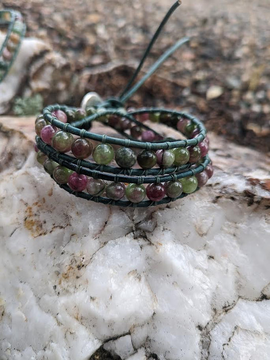 Forest Meadows Bracelet (Nature Agate) | BwithNature Designs