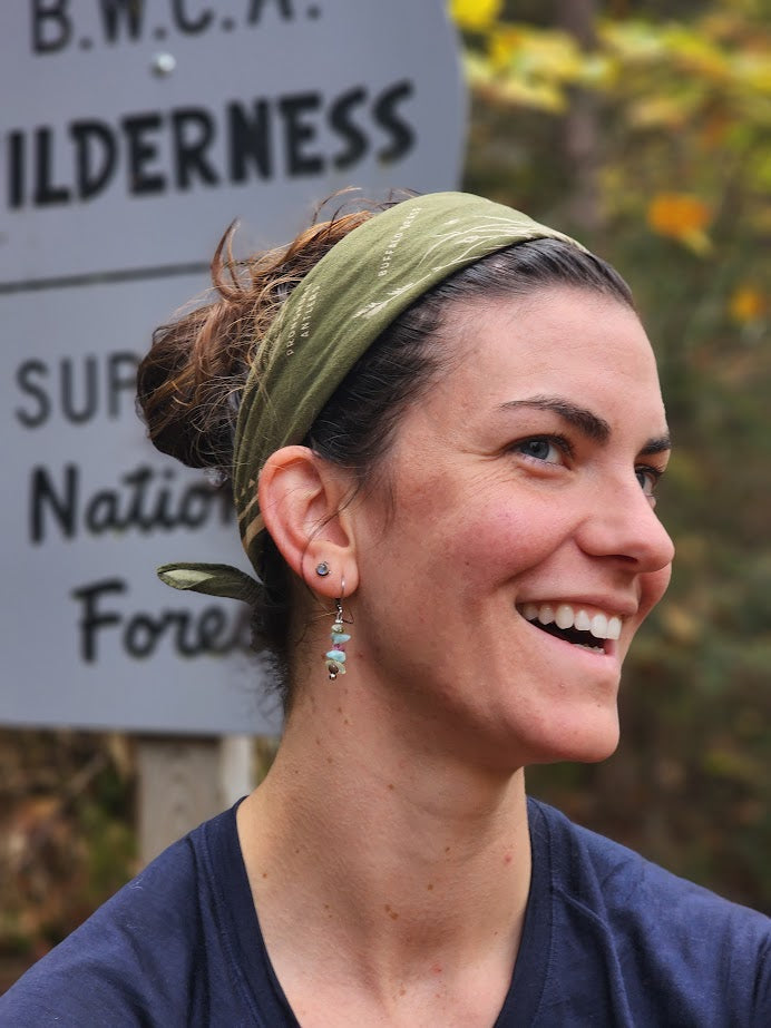 Trail-Tested Adventure Earrings | Appalachian Trail "Green Tunnel"