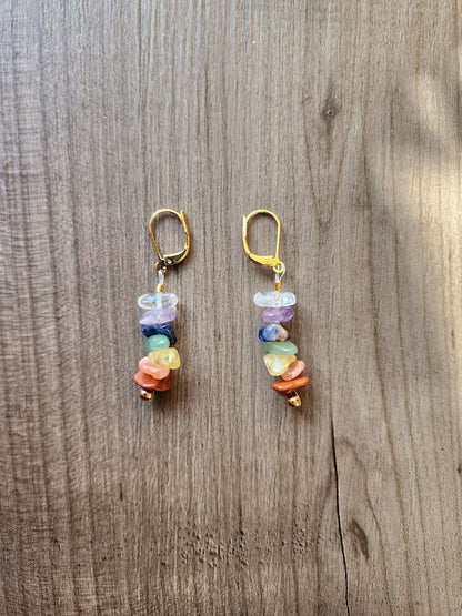 Trail-Tested Adventure Earrings | Seven Chakras (14k gold-filled)