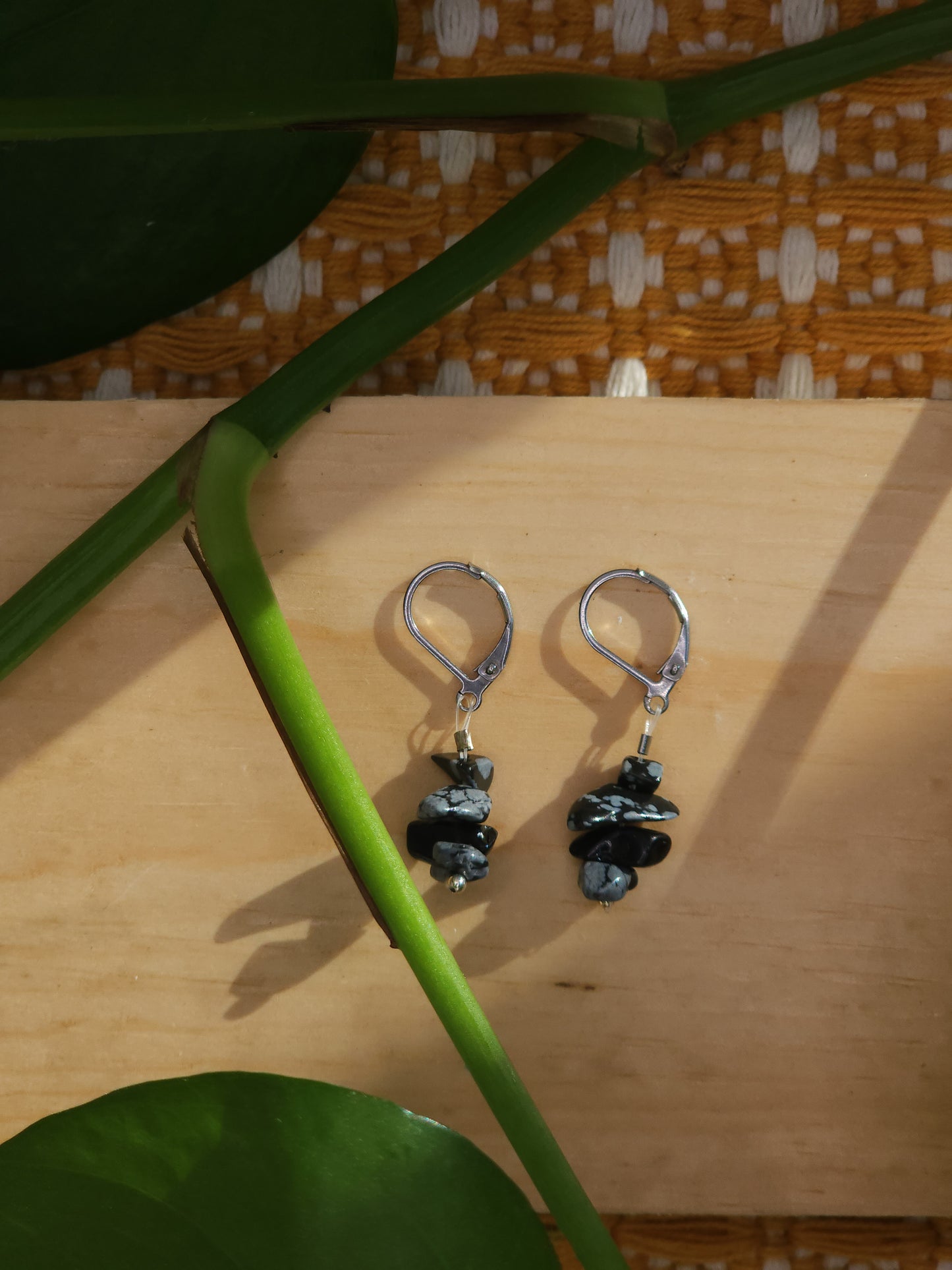 Trail-Tested Adventure Earrings | Snowflake Obsidian