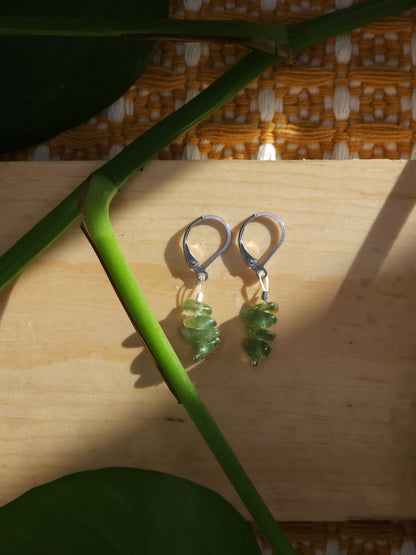 Trail-Tested Adventure Earrings | Green Apatite