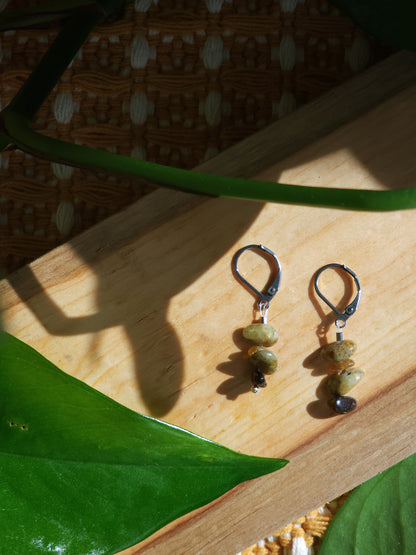 Trail-Tested Adventure Earrings | Green Garnet