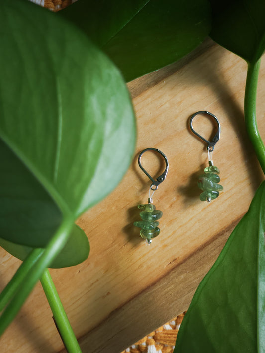 Trail-Tested Adventure Earrings | Green Apatite