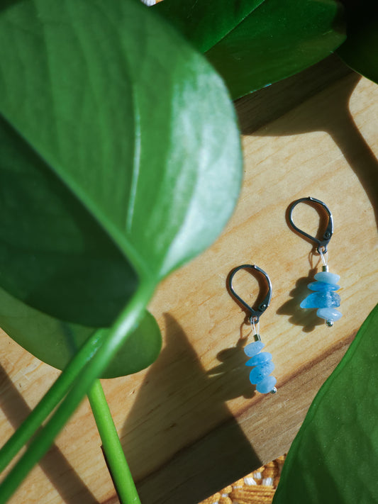 Trail-Tested Adventure Earrings | Aquamarine