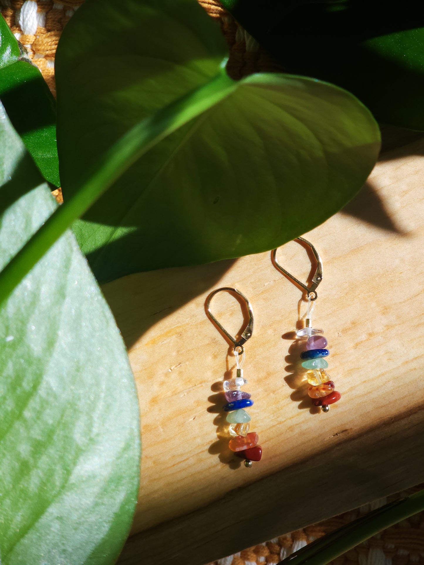 Trail-Tested Adventure Earrings | Seven Chakras (14k gold-filled)