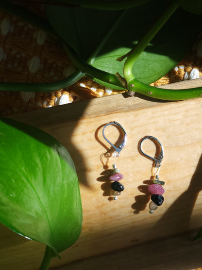 Trail-Tested Adventure Earrings | Multi-Tourmaline