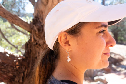 Trail-Tested Adventure Earrings | Appalachian Trail "White Blaze"